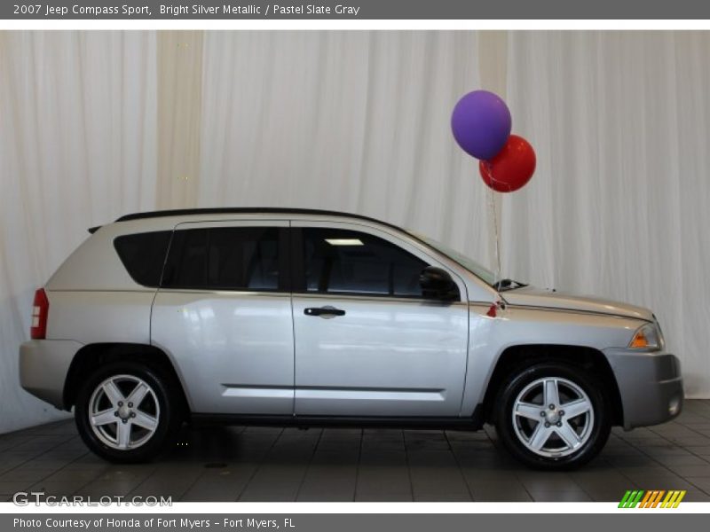 Bright Silver Metallic / Pastel Slate Gray 2007 Jeep Compass Sport