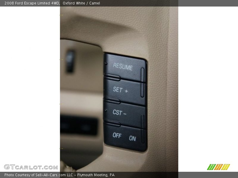 Oxford White / Camel 2008 Ford Escape Limited 4WD