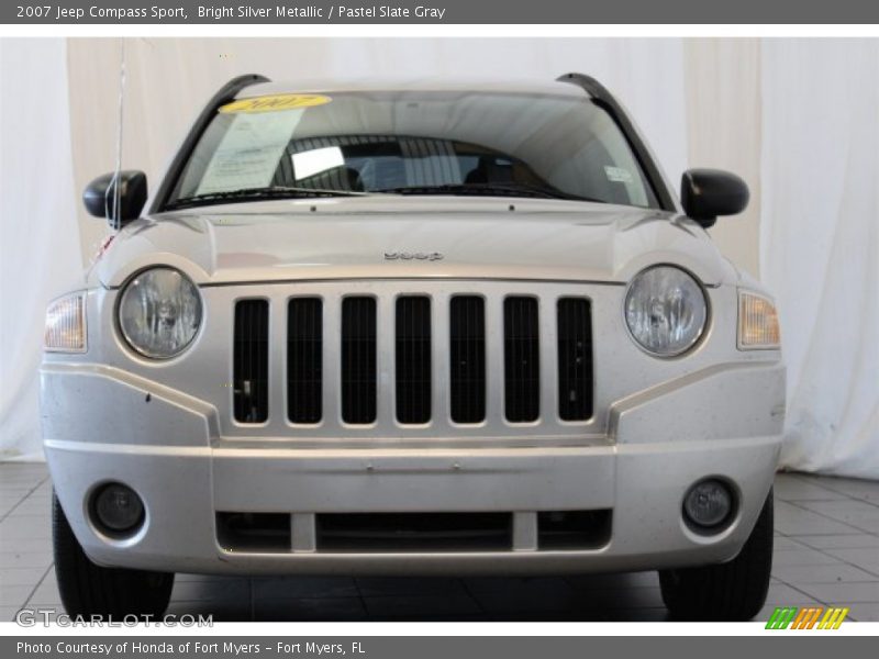 Bright Silver Metallic / Pastel Slate Gray 2007 Jeep Compass Sport
