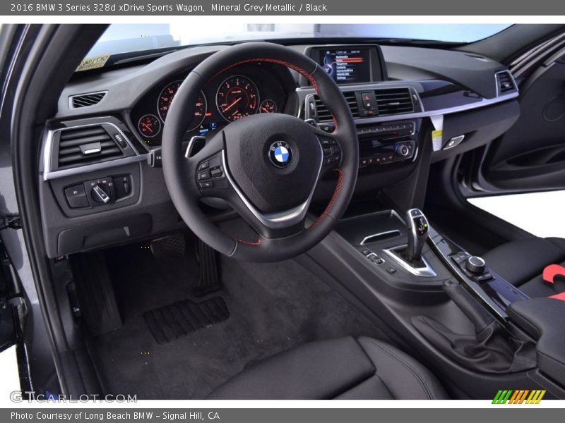 Mineral Grey Metallic / Black 2016 BMW 3 Series 328d xDrive Sports Wagon