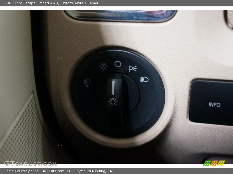 Oxford White / Camel 2008 Ford Escape Limited 4WD