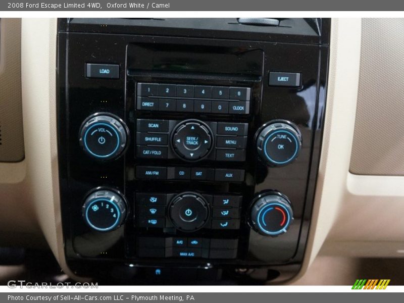 Oxford White / Camel 2008 Ford Escape Limited 4WD