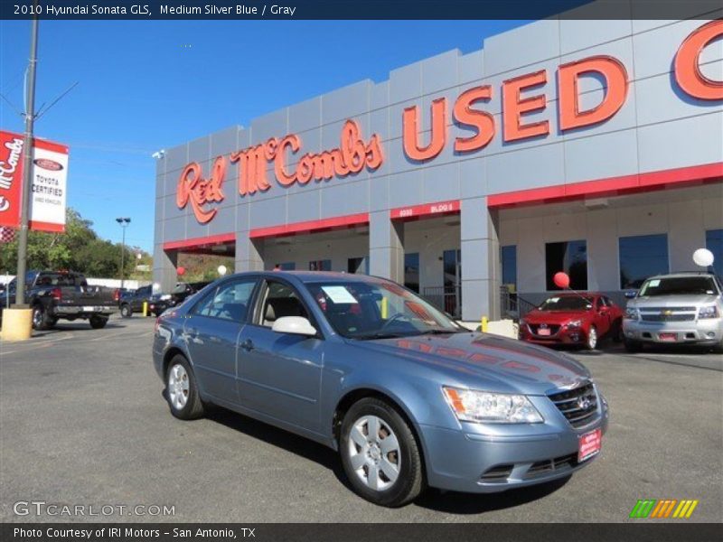 Medium Silver Blue / Gray 2010 Hyundai Sonata GLS