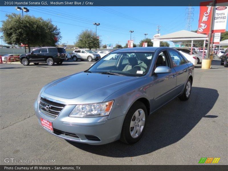 Medium Silver Blue / Gray 2010 Hyundai Sonata GLS