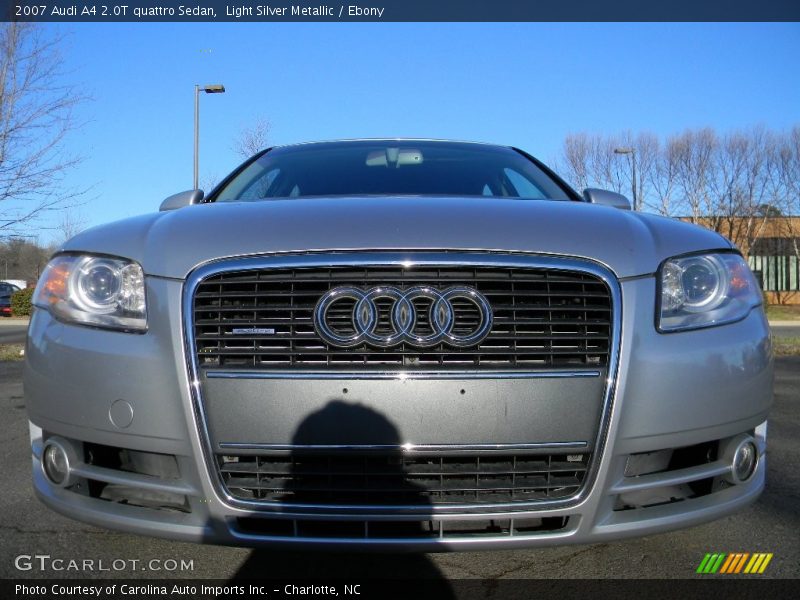 Light Silver Metallic / Ebony 2007 Audi A4 2.0T quattro Sedan