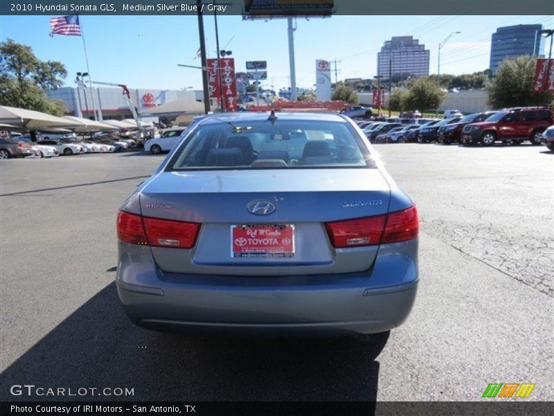 Medium Silver Blue / Gray 2010 Hyundai Sonata GLS