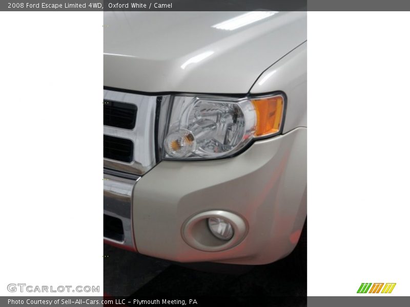 Oxford White / Camel 2008 Ford Escape Limited 4WD