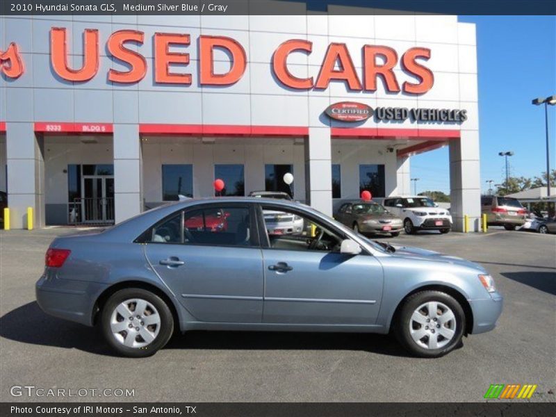 Medium Silver Blue / Gray 2010 Hyundai Sonata GLS