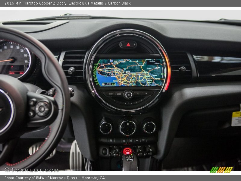 Electric Blue Metallic / Carbon Black 2016 Mini Hardtop Cooper 2 Door