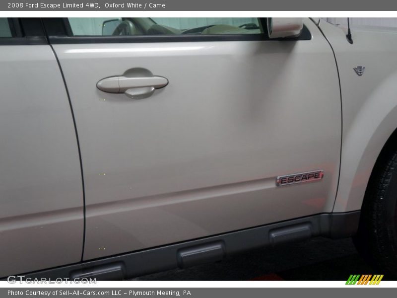 Oxford White / Camel 2008 Ford Escape Limited 4WD