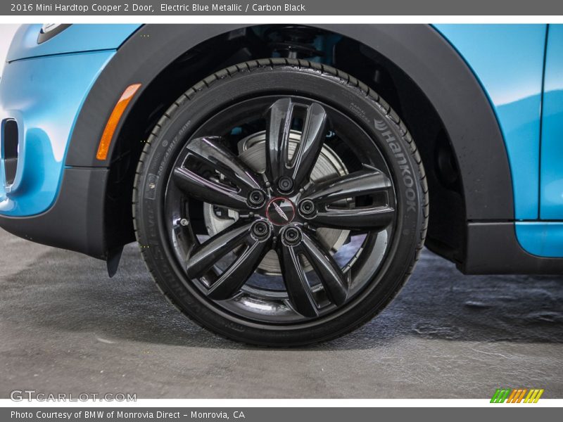 Electric Blue Metallic / Carbon Black 2016 Mini Hardtop Cooper 2 Door