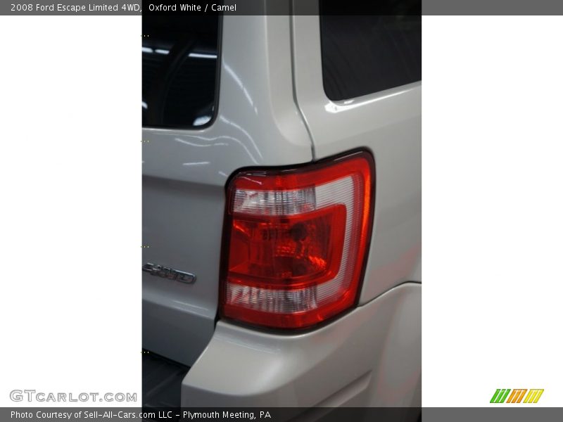 Oxford White / Camel 2008 Ford Escape Limited 4WD