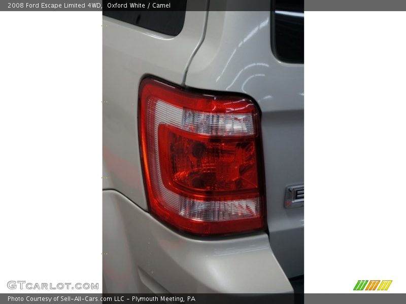 Oxford White / Camel 2008 Ford Escape Limited 4WD