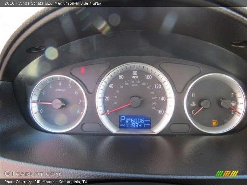 Medium Silver Blue / Gray 2010 Hyundai Sonata GLS
