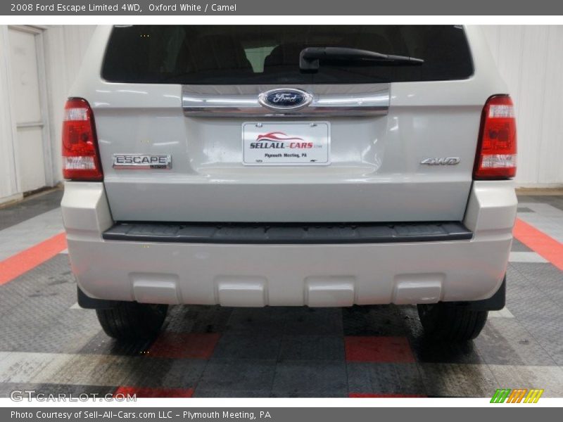 Oxford White / Camel 2008 Ford Escape Limited 4WD