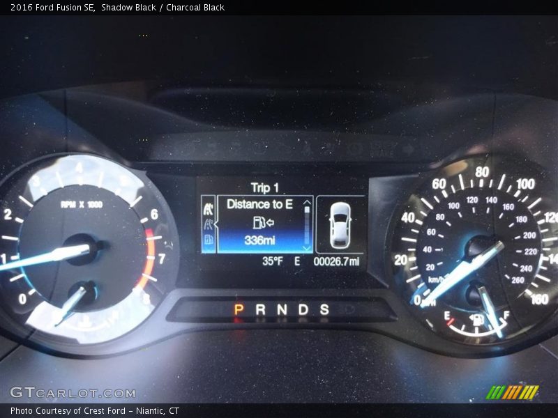 Shadow Black / Charcoal Black 2016 Ford Fusion SE
