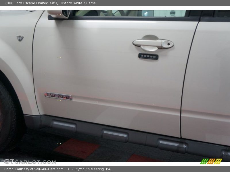 Oxford White / Camel 2008 Ford Escape Limited 4WD