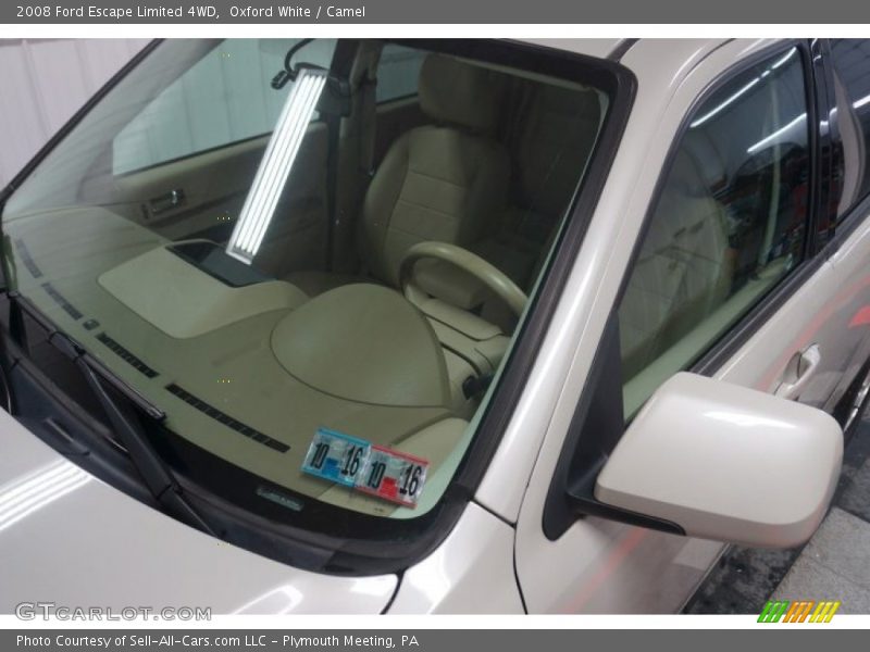 Oxford White / Camel 2008 Ford Escape Limited 4WD