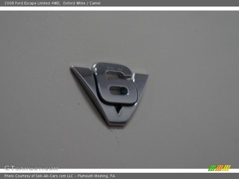 Oxford White / Camel 2008 Ford Escape Limited 4WD