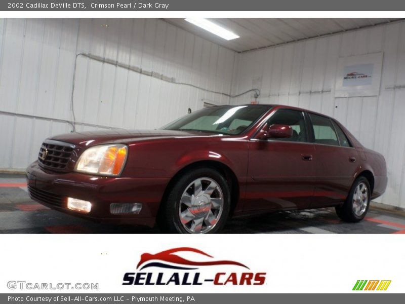 Crimson Pearl / Dark Gray 2002 Cadillac DeVille DTS