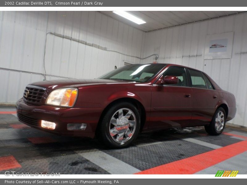 Crimson Pearl / Dark Gray 2002 Cadillac DeVille DTS