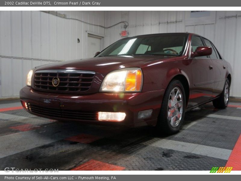 Crimson Pearl / Dark Gray 2002 Cadillac DeVille DTS