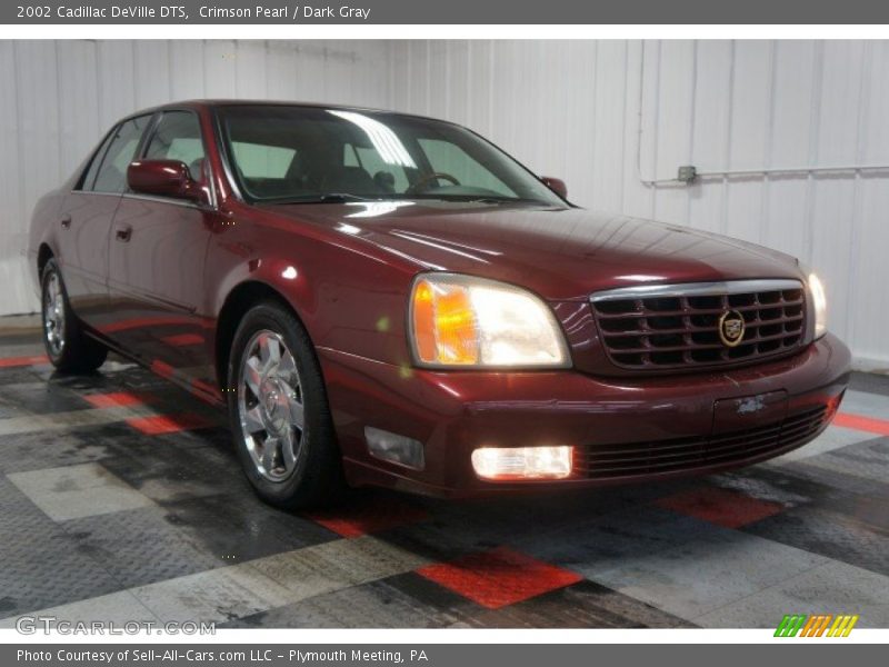 Crimson Pearl / Dark Gray 2002 Cadillac DeVille DTS