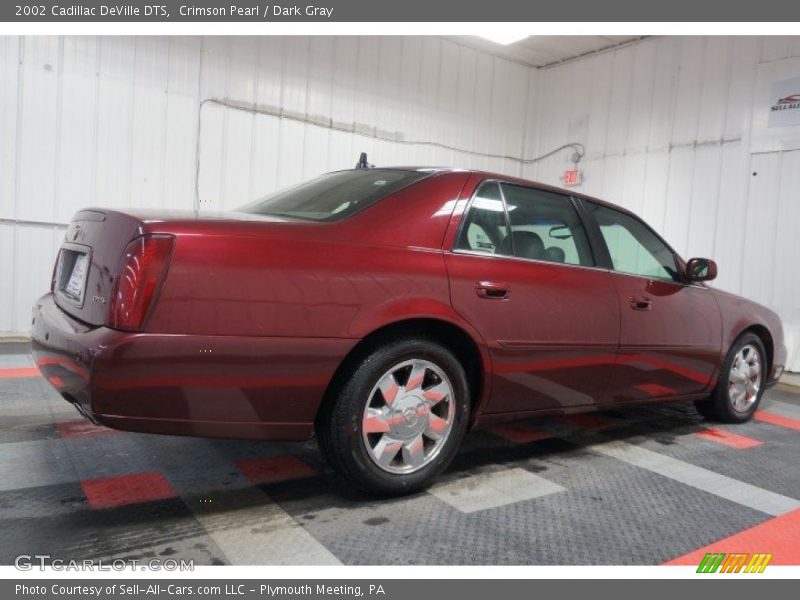 Crimson Pearl / Dark Gray 2002 Cadillac DeVille DTS