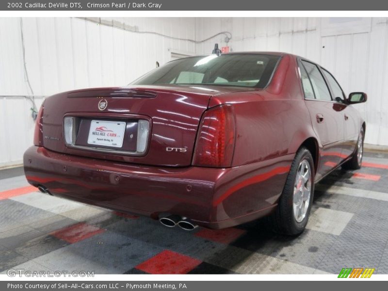 Crimson Pearl / Dark Gray 2002 Cadillac DeVille DTS