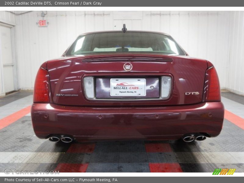Crimson Pearl / Dark Gray 2002 Cadillac DeVille DTS