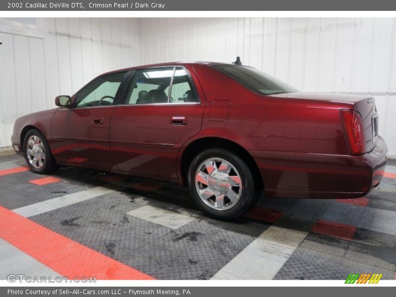 Crimson Pearl / Dark Gray 2002 Cadillac DeVille DTS