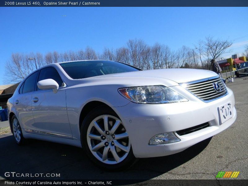 Opaline Silver Pearl / Cashmere 2008 Lexus LS 460