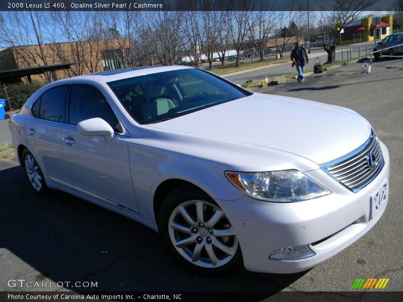 Opaline Silver Pearl / Cashmere 2008 Lexus LS 460
