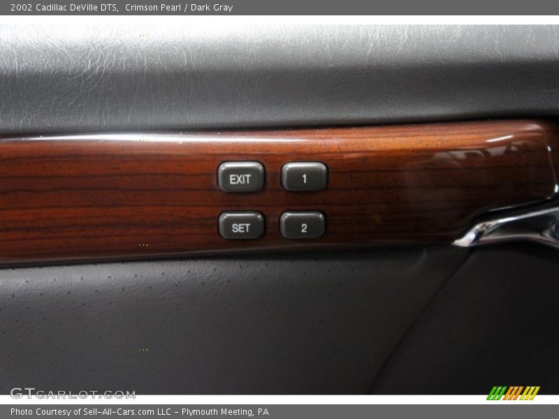 Crimson Pearl / Dark Gray 2002 Cadillac DeVille DTS
