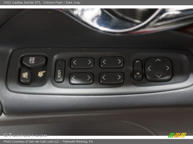 Crimson Pearl / Dark Gray 2002 Cadillac DeVille DTS