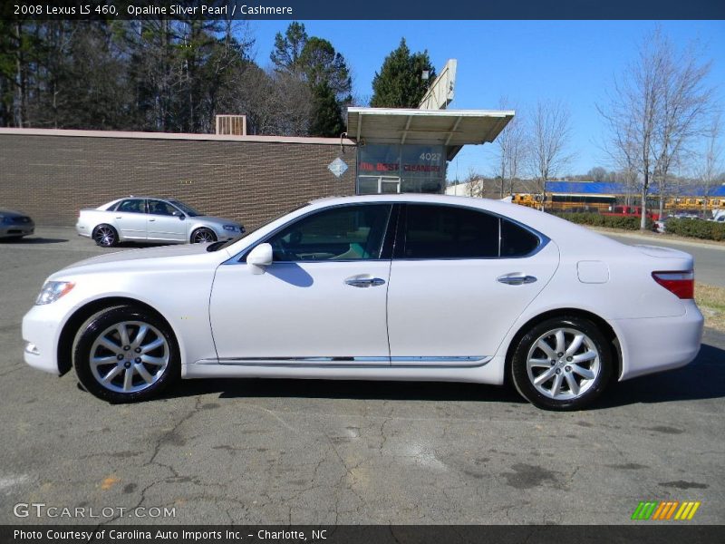 Opaline Silver Pearl / Cashmere 2008 Lexus LS 460