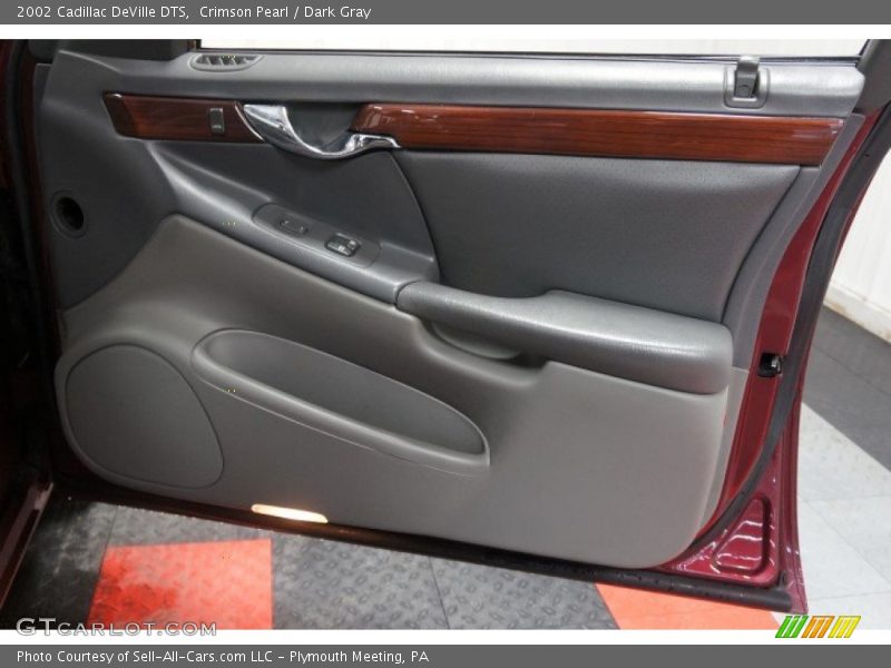 Crimson Pearl / Dark Gray 2002 Cadillac DeVille DTS