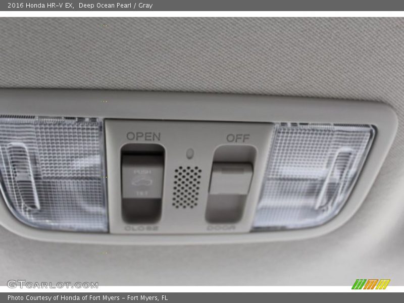 Deep Ocean Pearl / Gray 2016 Honda HR-V EX
