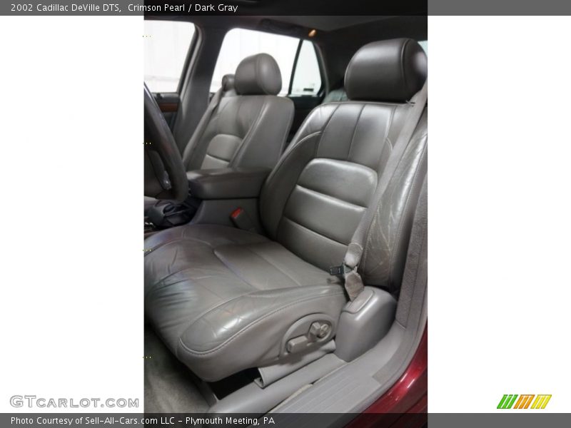 Crimson Pearl / Dark Gray 2002 Cadillac DeVille DTS