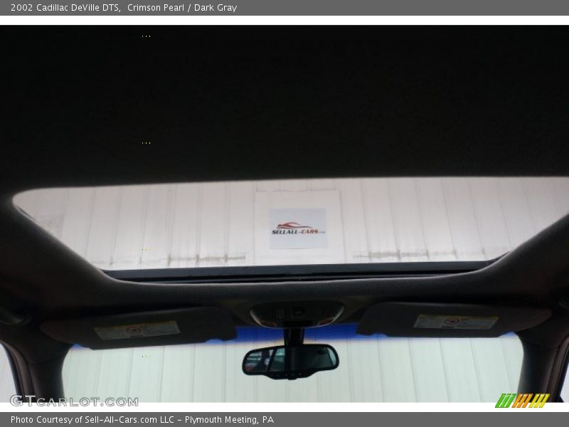 Crimson Pearl / Dark Gray 2002 Cadillac DeVille DTS