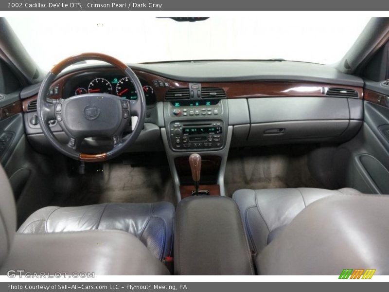 Crimson Pearl / Dark Gray 2002 Cadillac DeVille DTS