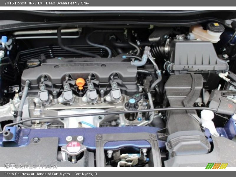 Deep Ocean Pearl / Gray 2016 Honda HR-V EX