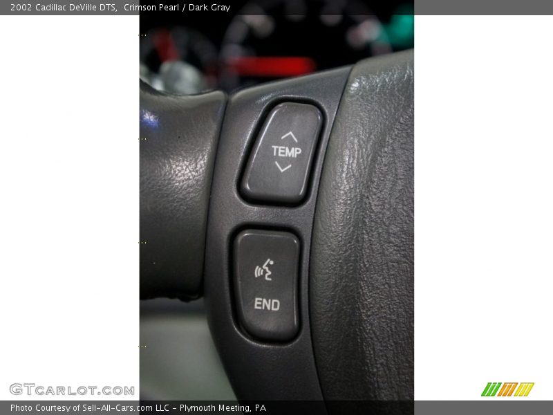Crimson Pearl / Dark Gray 2002 Cadillac DeVille DTS