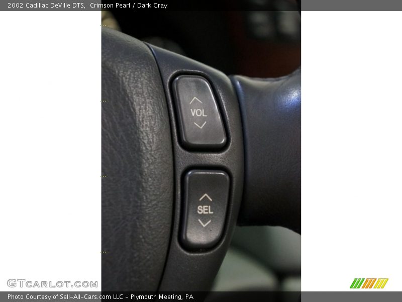 Crimson Pearl / Dark Gray 2002 Cadillac DeVille DTS