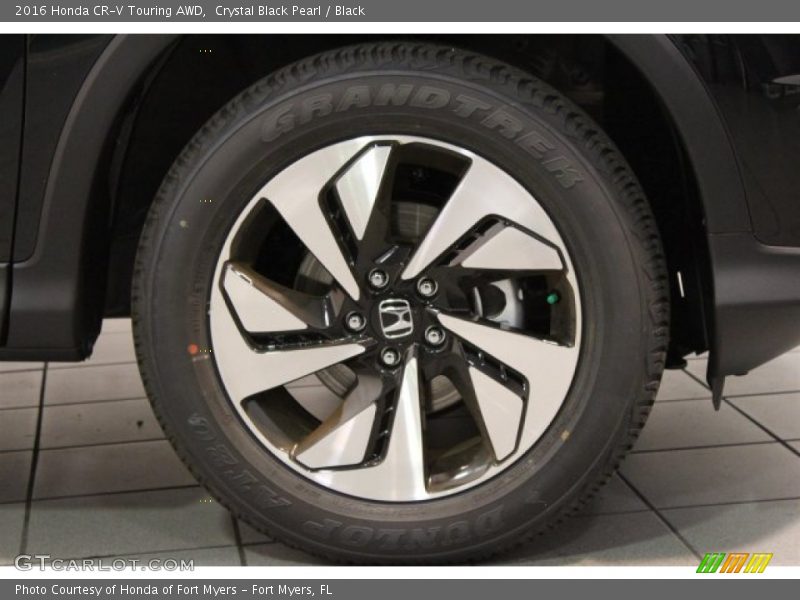 Crystal Black Pearl / Black 2016 Honda CR-V Touring AWD