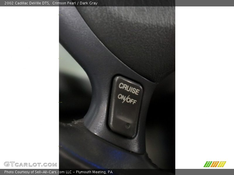 Crimson Pearl / Dark Gray 2002 Cadillac DeVille DTS