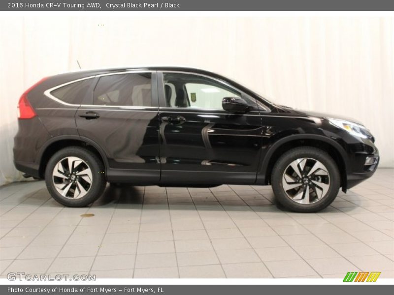 Crystal Black Pearl / Black 2016 Honda CR-V Touring AWD