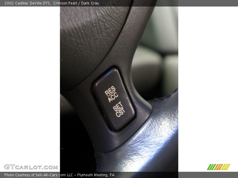 Crimson Pearl / Dark Gray 2002 Cadillac DeVille DTS