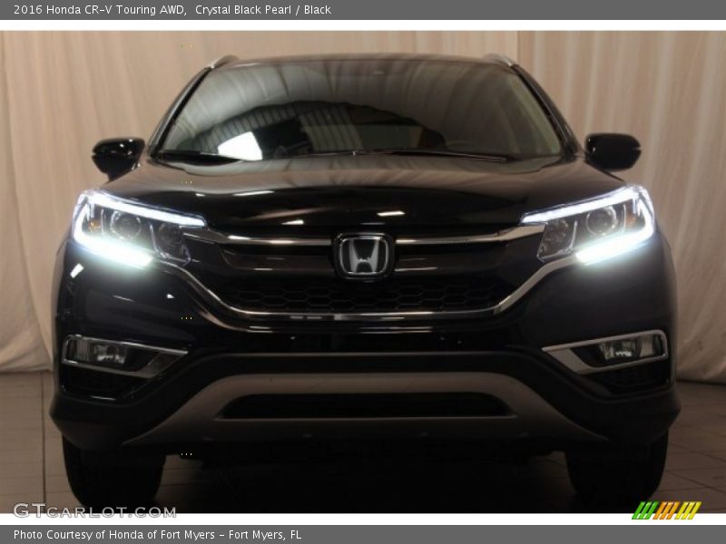 Crystal Black Pearl / Black 2016 Honda CR-V Touring AWD