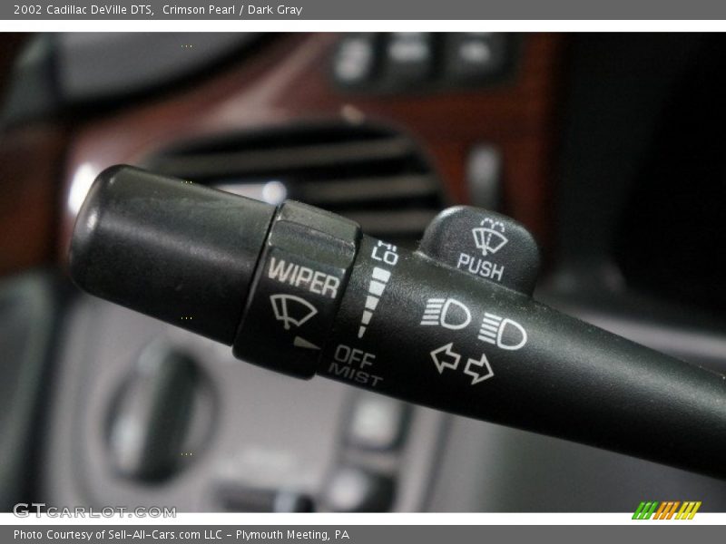Crimson Pearl / Dark Gray 2002 Cadillac DeVille DTS